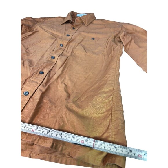 Christian Dior Mens Orange Long Sleeve Button-Down Shirt M - Picture 8 of 9